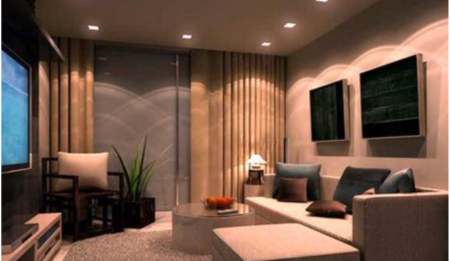 Đèn âm trần cho phòng khách – Tăng tính thẩm mỹ và sang trọng