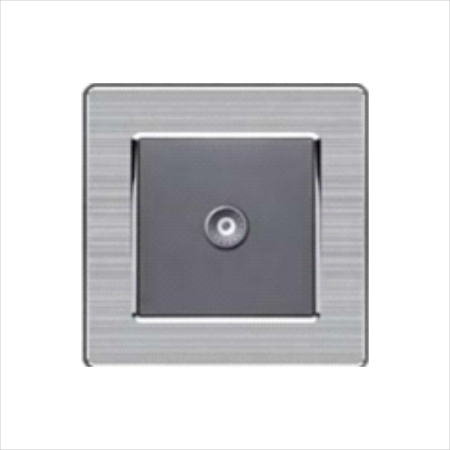 Bộ ổ cắm Tivi cổ điển S2 series MÀU XÁM (C1B538)