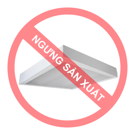 MÁNG ĐÈN TÁN QUANG LẮP NỔI CHỤP MICA 3x9W (LLN309)